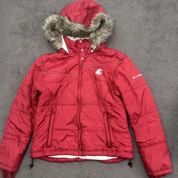Columbia Jackets & Blazers - Columbia women's cougars Washington jacket full zip size large hooded (read)